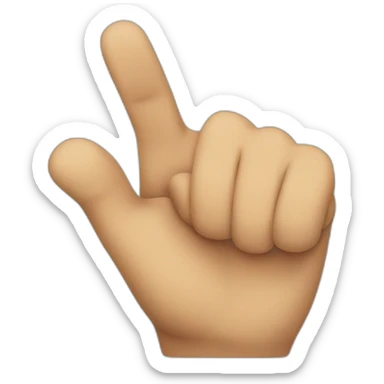 pointing finger at you sticker