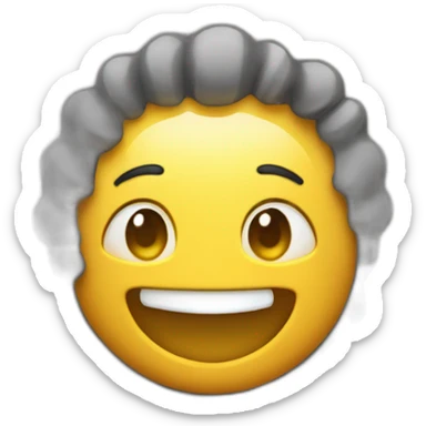 crea un emoji que tenga forma de gota de agua con una sonrisa  sticker