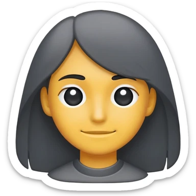 user picture placeholder, dark grey sticker