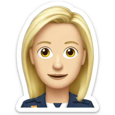 Marine lepen sticker