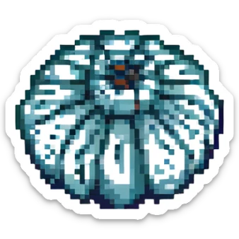 sea urchin, small, round, purple, spiky sticker