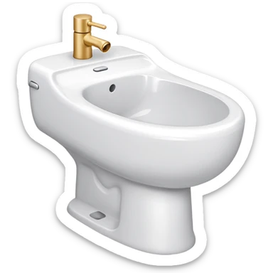 Bidet sticker