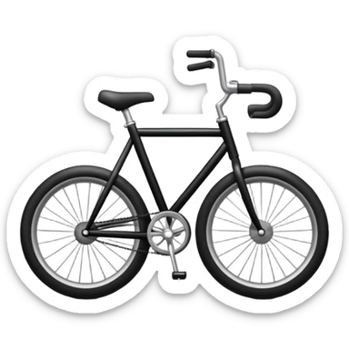 Faça um emoji de uma bicicleta. sticker