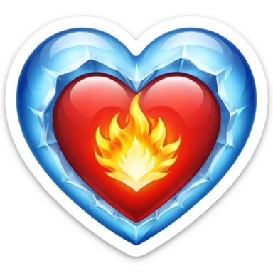 ❤️‍🔥💙 sticker