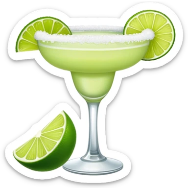 classic margarita cocktail  sticker