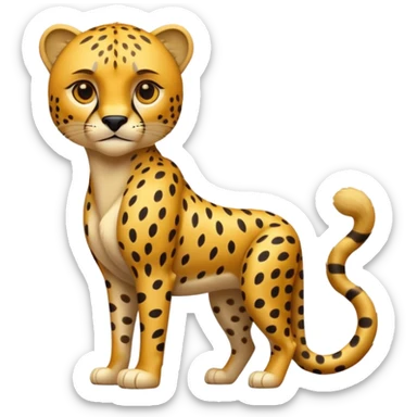 cheetah sticker