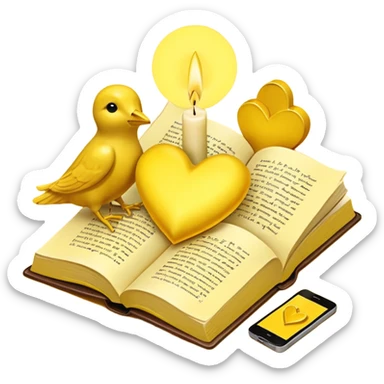 with this color code, #fff59b:

- heart emoji,
- diamond emoji,
- book emoji,
- feet emoji (footsteps),
- people hugging emoji,
- candle emoji,
- bell emoji,
- notification emoji,
- mobile emoji,
- love letter emoji,
- sun emoji
- seed emoji sticker