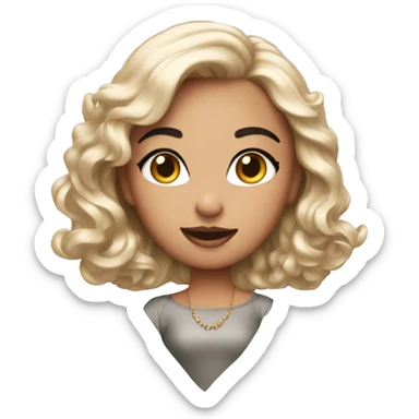 glamour heart sticker