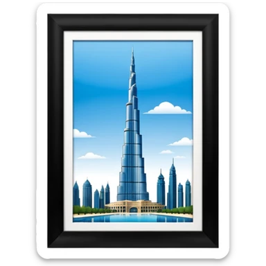 Burj khalifa sticker