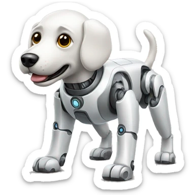Robotic dog sticker
