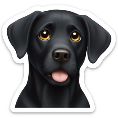 black labrador sticker