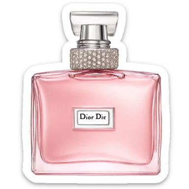 Soft pink Dior perfume  sticker