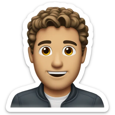 jack geller in friends tv series sticker