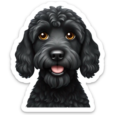 black labradoodle sticker