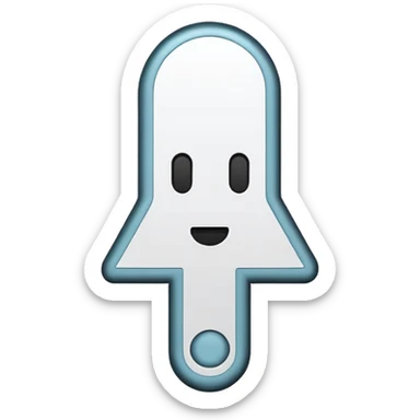 white exclamation mark sticker