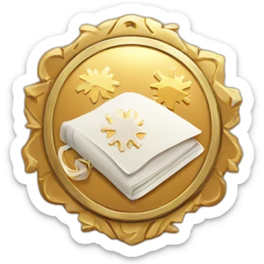 badge, medal, book, paper, scroll, new year, snowflake, pokemon, picture sticker