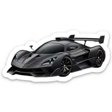 Aerodynamic death trooper hypercar sticker