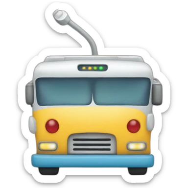 a router on a bus sticker
