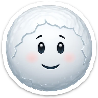 normal snowball sticker