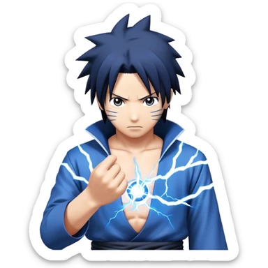 Sasuke mille oiseaux Sasuke Uchiwa  sticker