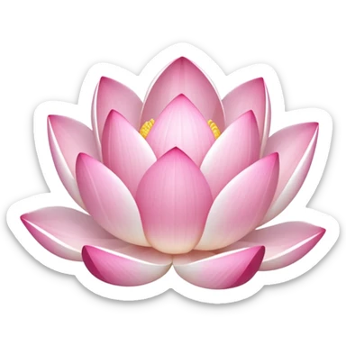 Sugared lotus petals  sticker