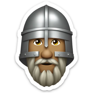 Caballero medieval arrodillado sticker