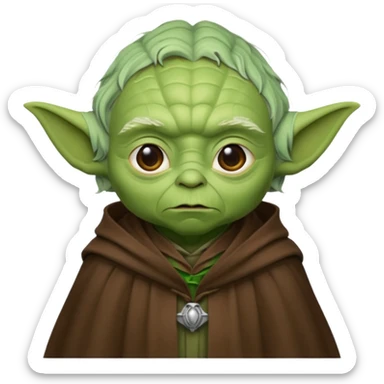Yoda i kilt sticker