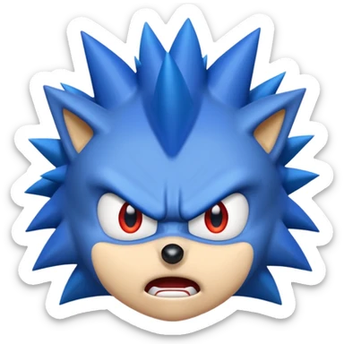 killer sonic sticker