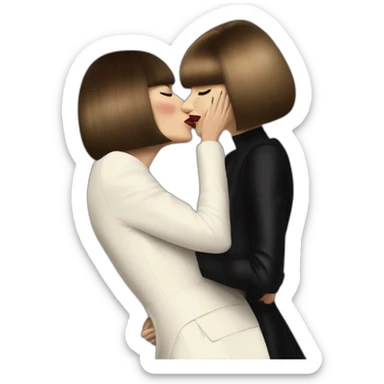 anna wintour kiss naomi campbell sticker