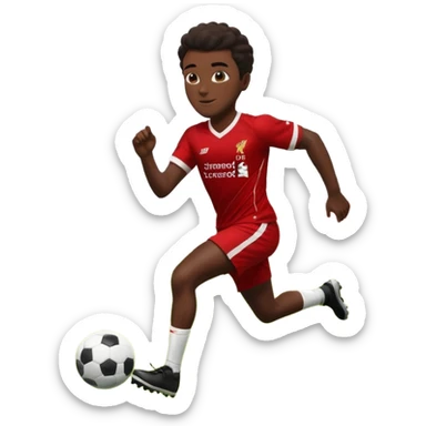 A Liverpool soccer player no salah sticker