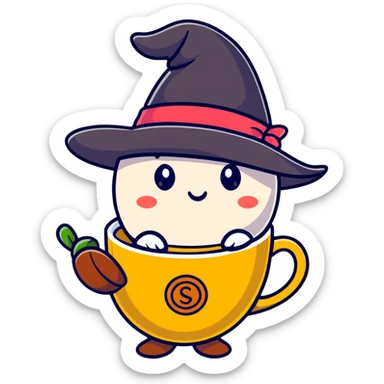 Mad Hatter character from Alice in Wonderland sticker