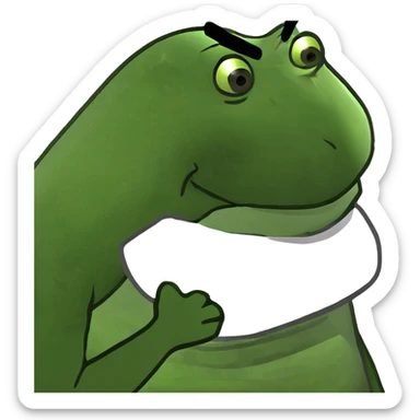 Shrek with heels sticker