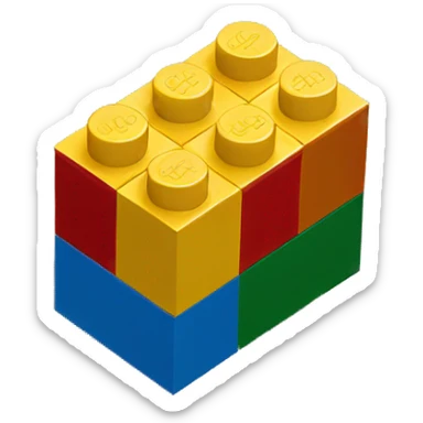Lego bricks sticker