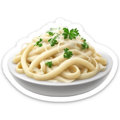 Alfredo pasta sticker
