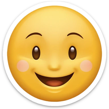 simpson style happy face sticker