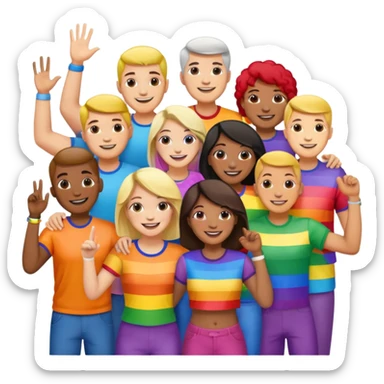 pride charcters sticker