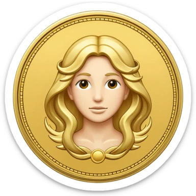 Taylor Swift evermore themed coin sticker