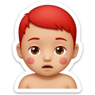 baby rash sticker