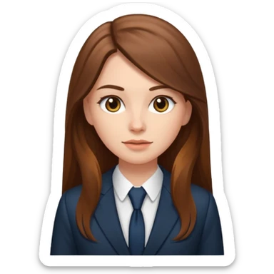 white-girl-with-long-brown-hair-lawyer sticker