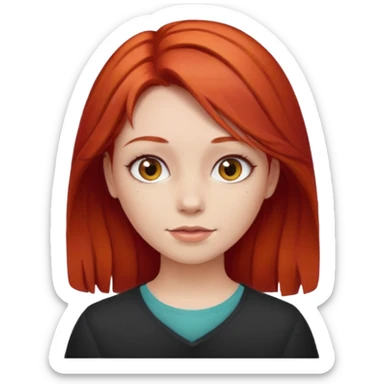 Wich girl res hair sticker