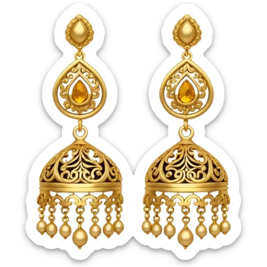 Jhumka emoji sticker