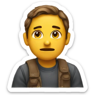 Patiently waiting  sticker