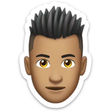 neymar-mohican sticker