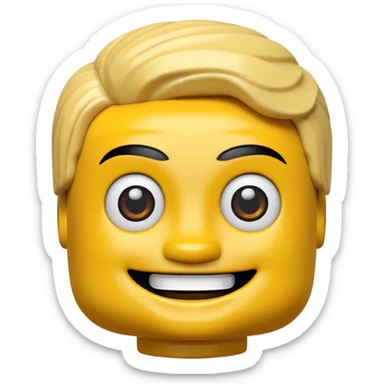 a lego character sticker