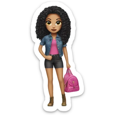 Italian bratz doll sticker