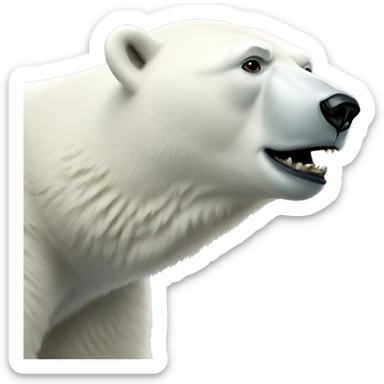 polar bear sticker