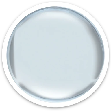 Transparent object sticker