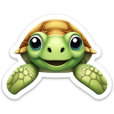 Sea turtle sticker