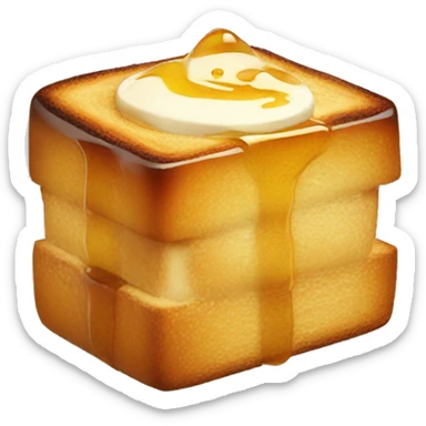 Honey toast  sticker