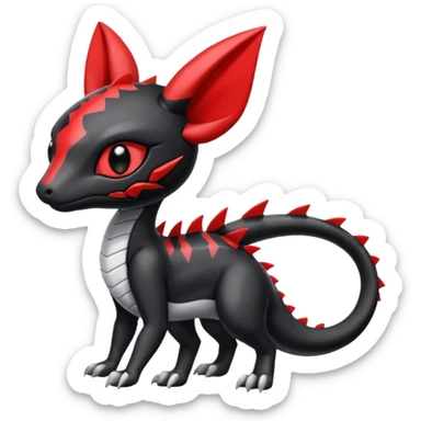 Meloetta-Salandit-Gatomon-Pteromon-hybrid sticker